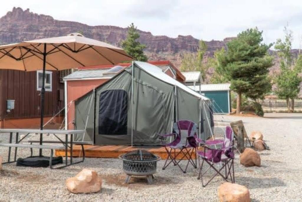 Moab Rv Resort Glamping Setup Tent In Rv Park #4 Ok-T4 Экстерьер фото